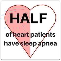 half of heart patients have sleep apnea