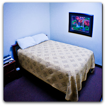 Redlands sleep center bedroom